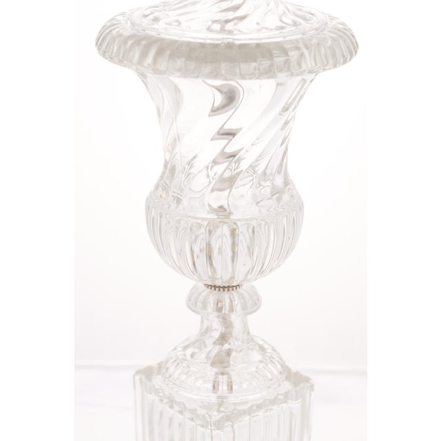 1940s 1940s Regency Baccarat Style Table Lamp, Attr. To Paul Hanson n.y. For Sale - Image 5 of 9