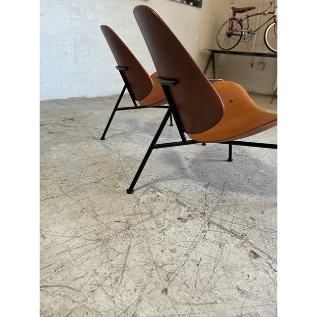 Modern Sculpted Wooden "Kram" Lounge Chairs by Thomas Pedersen For Sale - Image 4 of 8