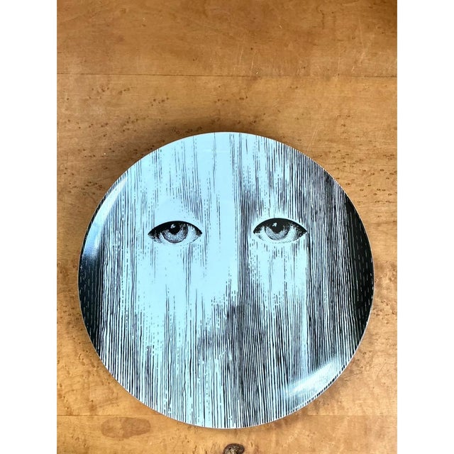 Late 20th Century Fornasetti Tema E Variazioni Ceramic Plate For Sale - Image 5 of 12