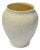 1960s Lenox Kismet Collection Fine Bone Porcelain Ginger Jar Vase Embossed Fleur-De-Lis Pattern For Sale