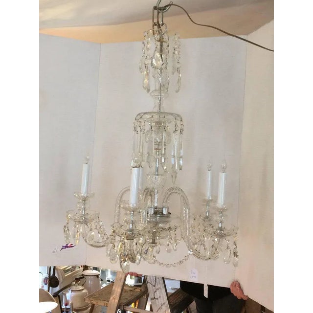 French Crystal Chandelier For Sale - Image 4 of 10