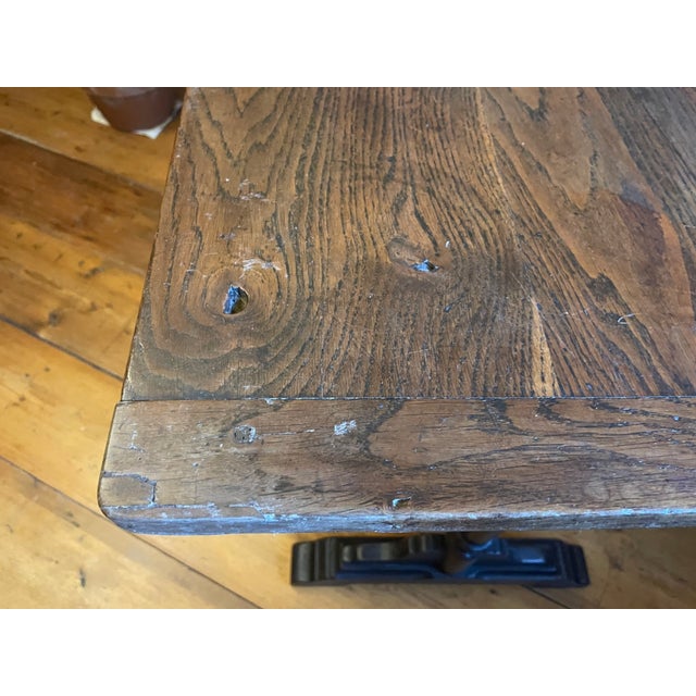 Vintage French Bistro Side Table, 1920s For Sale - Image 4 of 17