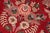 Shabby Chic Floral 1990's Pak-Persian Red/Blue Wool Rug - 6'1'' X 9'1'' For Sale In New York - Image 6 of 9
