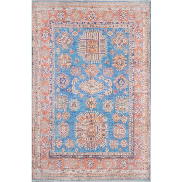 Textile Momeni Chandler Sali Blue 7'6" X 9'6" Area Rug For Sale - Image 7 of 7