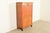 Baker Furniture Company Baker Furniture French Empire Neoclassical Burl Wood Abattant Bar Cabinet, Circa 1980s For Sale - Image 4 of 18