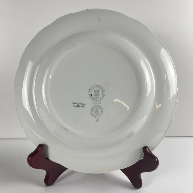 Agreste Dinner Plates from Sarreguemines, 1980s, Set of 6 For Sale - Image 3 of 11