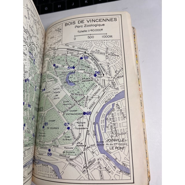 1962 Paris Street Maps Guide Book For Sale - Image 11 of 14