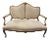 Late 19th Century Italian Louis XV Style Giltwood Loveseat For Sale