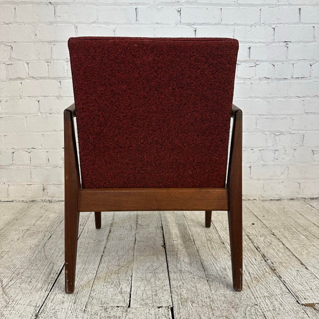 Mid 20th Century Mid-Century Modern Jen Risom Lounge Armchair For Sale - Image 5 of 11