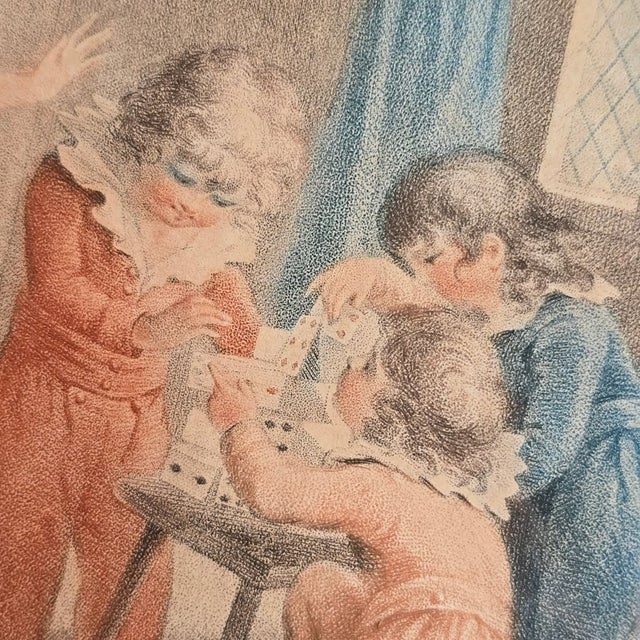 William Hamilton, The House of Cards & Barefoot, 1700s, Engravings, Framed, Set of 2 For Sale - Image 11 of 14