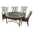 1990s Exceptional Maitland-Smith French Empire Center Dining Table & Stunning Antique Matching Chippendale Armchairs For Sale