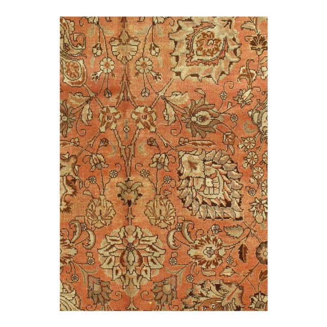 Traditional 1940s Pasargad DC Fine Persian Tabriz Hand-Knotted Rug - 10' X 15'1" For Sale - Image 3 of 4