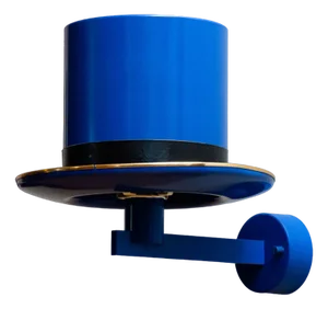 Blue Surreal Top Hat Model V298 Wall Light by Hans Agne Jakobsson for Hans-Agne Jakobsson Ab Markaryd, 1960s