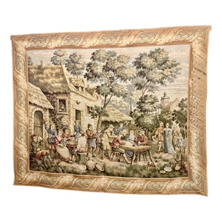 Vintage French Tapestry, 1930s For Sale