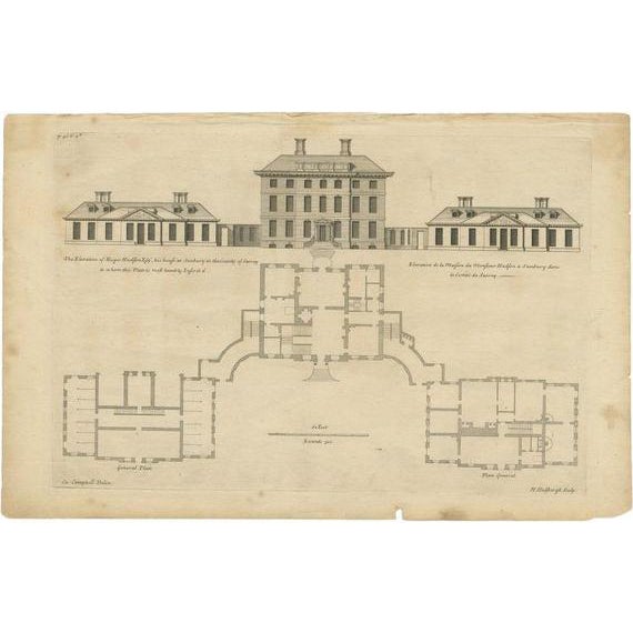 Campbell, The House of Roger Hudson, 1725, Print For Sale