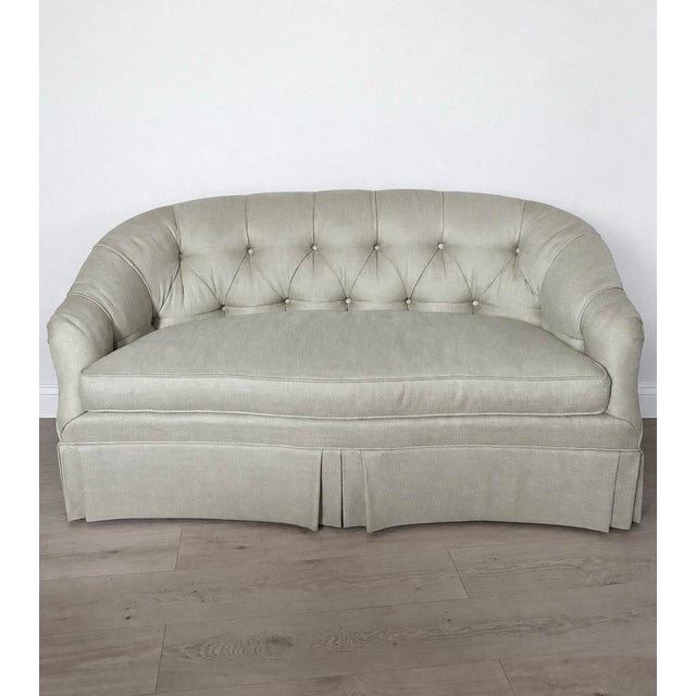 2000 - 2009 Century Furniture Tufted Loveseat. For Sale - Image 5 of 8