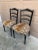 Victorian A Pair of Ebonized Opera Chairs in Tiger Upholstery For Sale - Image 3 of 14