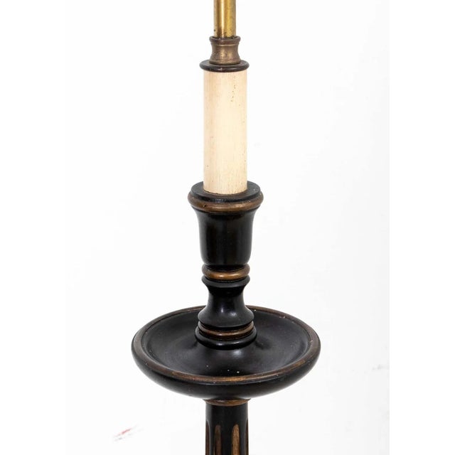 Painted Regency Style Floor Lamp For Sale In New York - Image 6 of 7