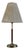 Mid-Century Modern Table Lamp with Brass Base attributed to Ewå Värnamo, 1950s For Sale