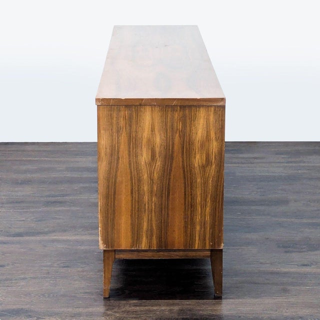 Vintage Broyhill Mid-Century Modern Walnut Credenza, Attributed For Sale In San Francisco - Image 6 of 12