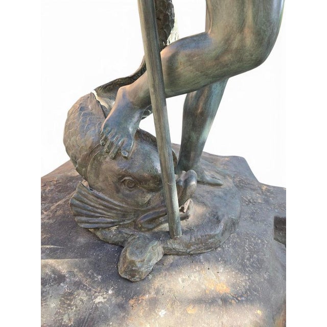 Unknown, Neptune, 1970s, Bronze For Sale - Image 6 of 8