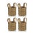 Carry your favorite wine bottles in this seagrass bottle caddy. Our wine caddy is the definition of unique and will be a...
