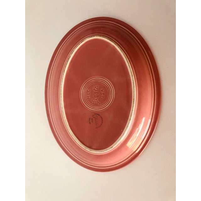 90's Vintage Fiesta Hlc Oval Platter For Sale - Image 4 of 7