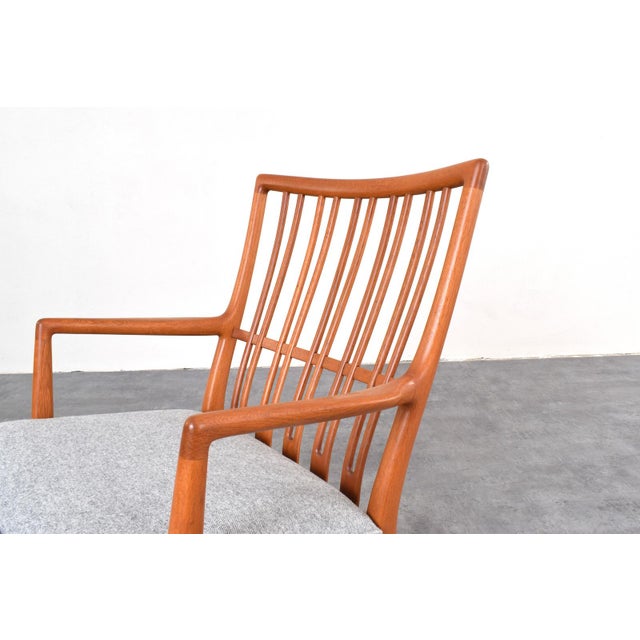Oak Ml33 Rocking Chair by Hans J. Wegner for A/S Mikael Laursen, 1950s For Sale - Image 17 of 18