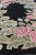 Vintage American Hooked Rug With Large Floral Design on a Black Background For Sale In Atlanta - Image 6 of 9
