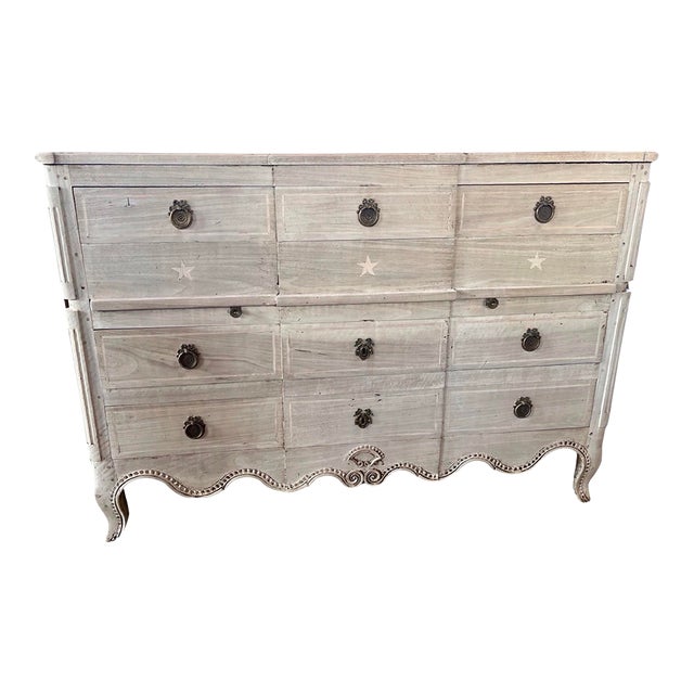 18th Century Bleached French Walnut Louis XVI Chest of Drawers / Commode For Sale