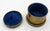 Victorian heavy brass jewel or collar box, English, 4th quarter 19th century. Top with Jasperware plaque set into a rope...