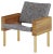 Natural Walnut Block Armchair by Jonas Lutz For Sale