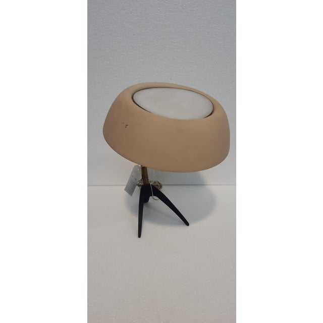 White Vintage Small Table Light For Sale - Image 8 of 10