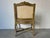 Wood 1970s Hollywood Regency French Louis XV Style Carved Wood Cane Fauteuil Armchair For Sale - Image 7 of 12