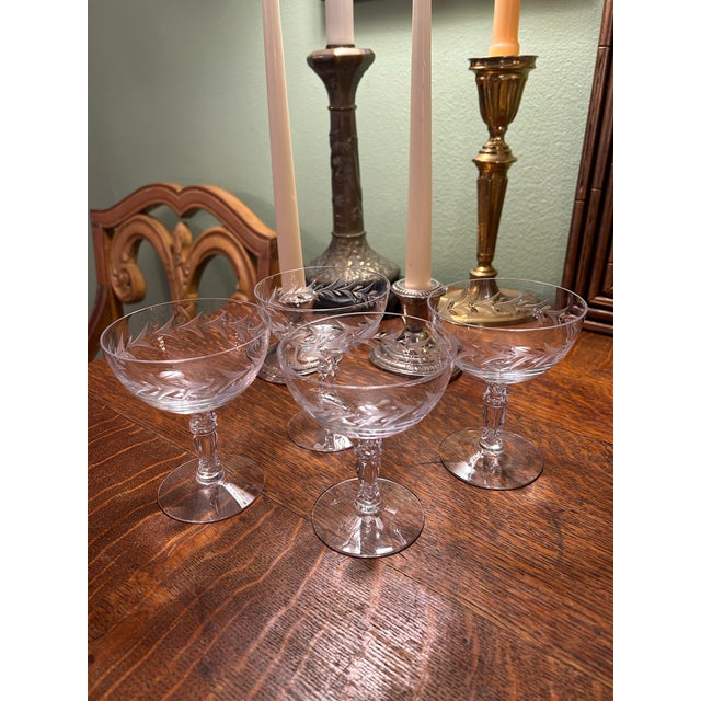 From Fostoria, these glasses were intended to serve sherbet at the end of a meal or between courses. Presently, these are...