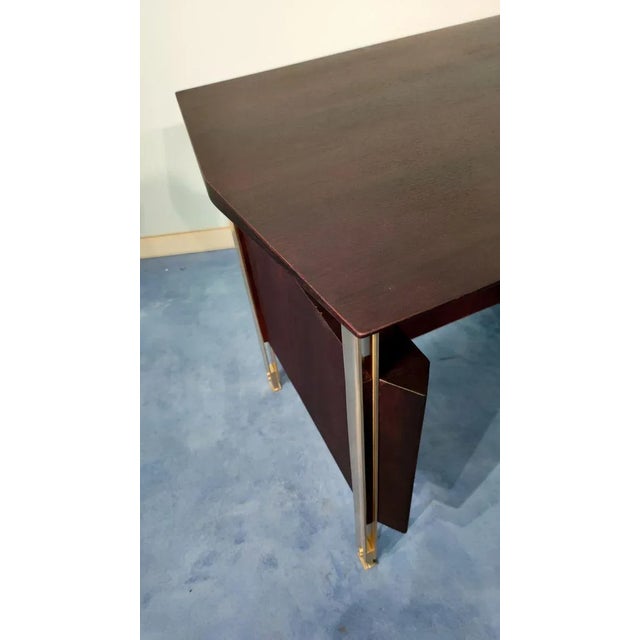 Italian Executive Desk by Vittorio Dassi, 1960s For Sale - Image 9 of 18