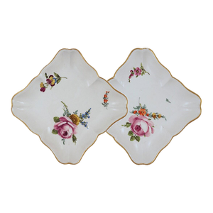 Meissen Serving BowlSquare Crossed Swords Meissen Marcolini Wall Plate - a Pair