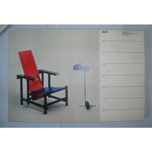 1970 MidCentury Modern Design Lucite Calendar For Sale - Image 9 of 13