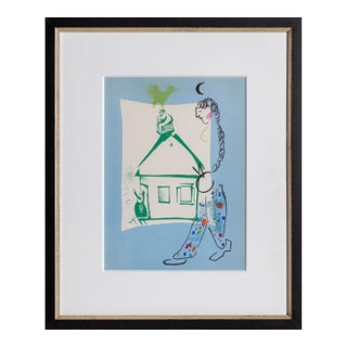 Our House in My Village, Marc Chagall Lithograph For Sale