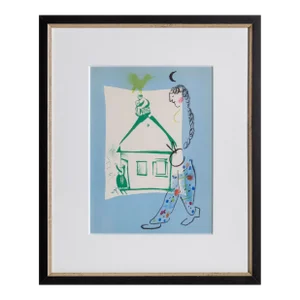 Our House in My Village, Marc Chagall Lithograph
