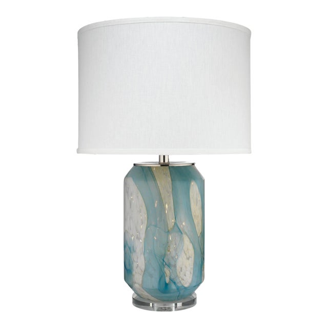 Jamie Young Helen Glass & Acrylic Table Lamp For Sale