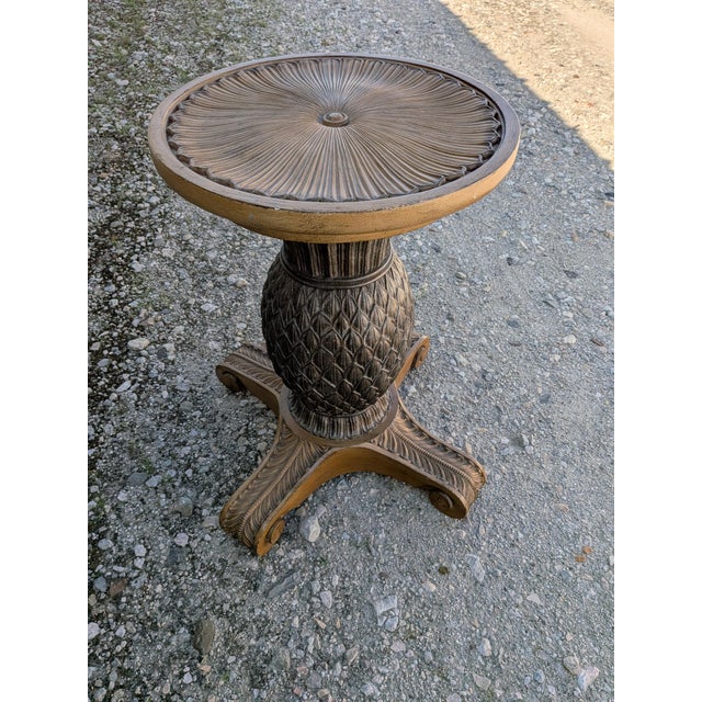 Mid-Century Modern Mid-Century Attributed Thomasville Pineapple Table Base For Sale - Image 3 of 5