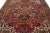Red Room Size Antique Persian Heriz Wool Rug With Multicolor Medallion Design For Sale - Image 8 of 9