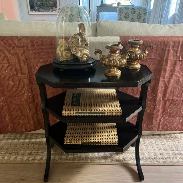 Late 19th Century Antique English Glass Oval Dome Cloche With Antique Painted Wood Neoclassical Architectural Fragments For Sale - Image 5 of 6