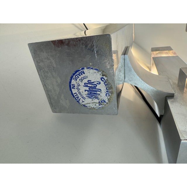 Mid-Century Modernist Italian Architectural Sciolari Cubic Floor Lamp by Gaetano Sciolari for Sciolari, 1970s For Sale - Image 13 of 14