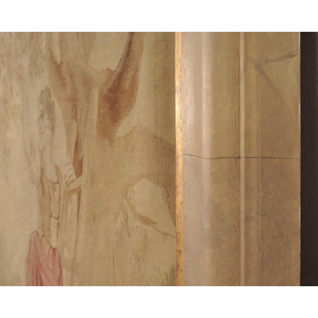 19th Century French Aubusson Harvest Tapestry Framed Panel 9.5 Ft For Sale - Image 17 of 18