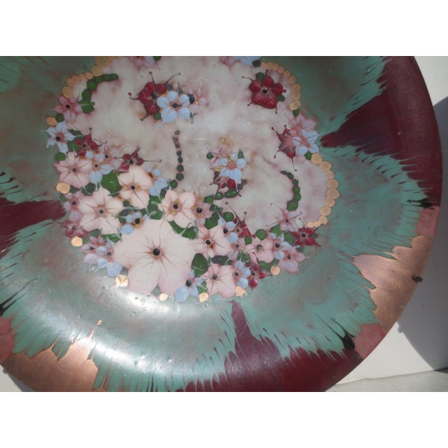 Mid 20th Century Assembled Set of 3 MCM Enamel Copper Trays - A Set of 3 For Sale - Image 5 of 13