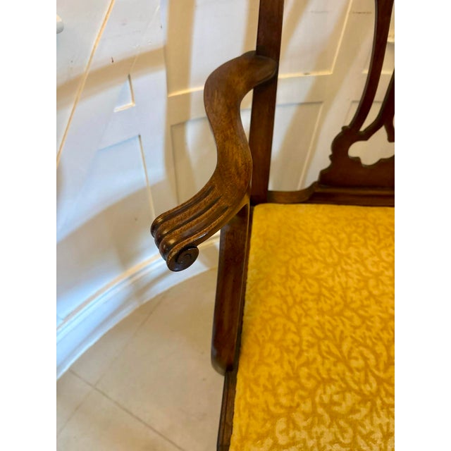 Antique English Victorian Mahogany Carver Dining Chairs, 1880s, Set of 8 For Sale - Image 18 of 18