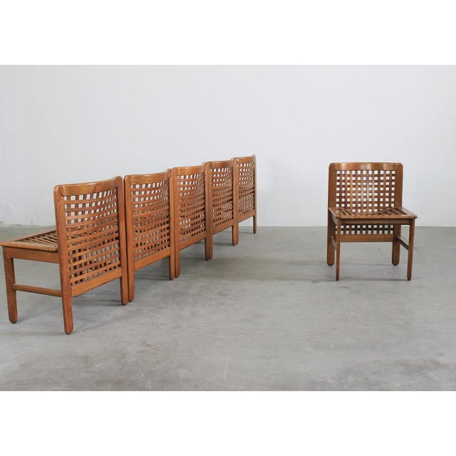 Transenna Chairs by Titina Ammannati and Giampiero Vitelli for Pozzi & Verga, 1970s, Set of 6 For Sale - Image 5 of 18