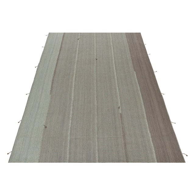 Handwoven in wool, this custom Kilim design is from a bold new line of contemporary flatweaves by Rug & Kilim. Further On...